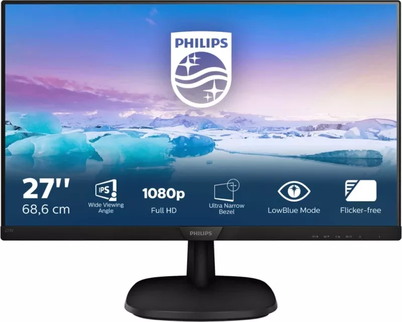 Monitor Philips V Line 273V7QDSB/00, 27", Full HD