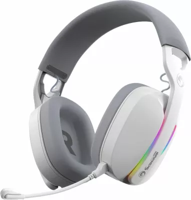 Kufje Marvo HG9086W Wireless Gaming RGB, 2.4G/BT5.3/Me kabllo, E bardhë