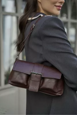 Çantë dore Zoozie Bags, ngjyrë kafe, MK1020225SV10-003
