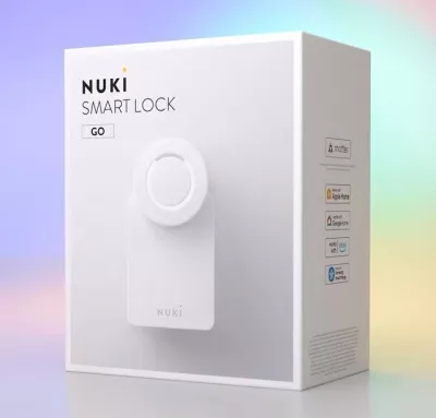 Bravë inteligjente Nuki GO, wireless, për dyer, e bardhë