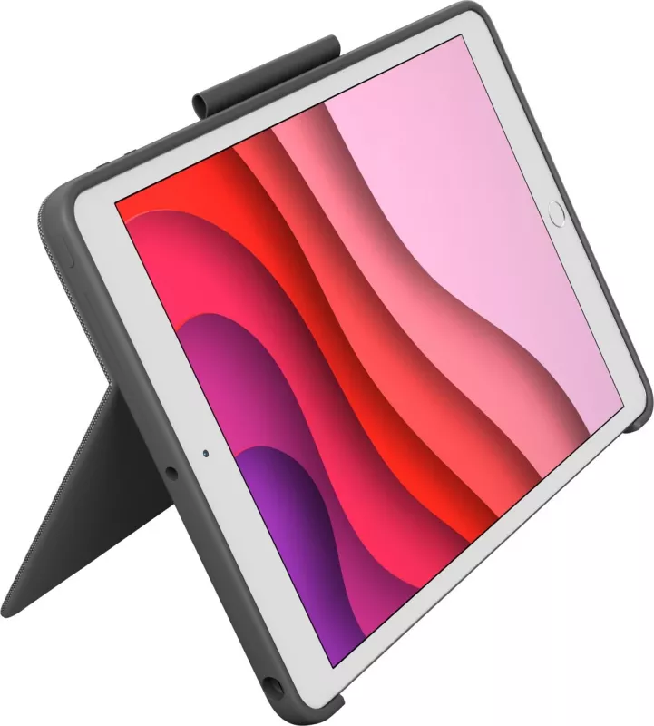 Tastierë Logitech Combo Touch, QWERTZ, Swiss, Touchpad, iPad 7, Graphite thumbnail 3