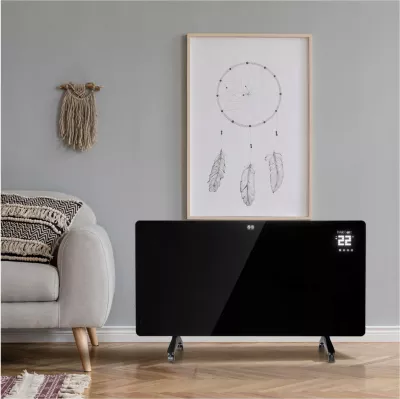 Ngrohës Webber Aura IGH720, 720W, ekran LED, kontroll me aplikacion, i zi