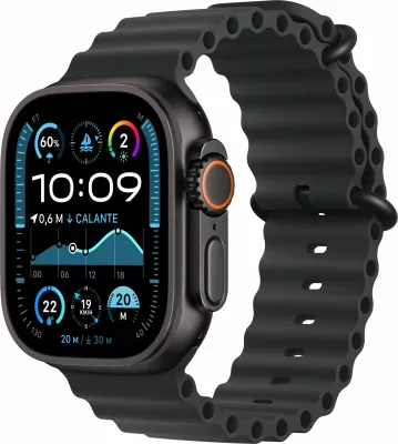 Smartwatch Apple Watch Ultra 2 GPS + Cellular 49mm, 64 GB, Black Titanium Case, Black Ocean Band