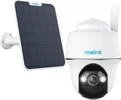 Kamerë sigurie IP Reolink G430 me panel diellor, 5MP, Bardhë