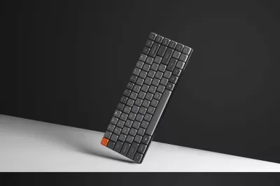 Tastierë mekanike Keychron K3 Max K3M-H1, 75% US, tri-mode, Gateron Low Profile Red, hot-swap, gri