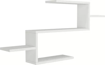 Raft librash Hanah Home, Twist, i bardhë