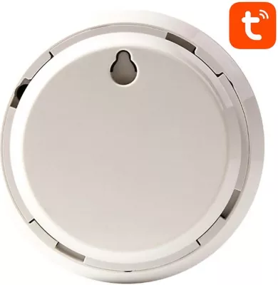 Sirenë alarmi smart Neo NAS-AB02WT me sensor temperature e lagështie, WiFi, e bardhë
