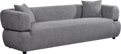 Divan treshe ARCTIS, material gri, FH3327.01, 229x88x68cm