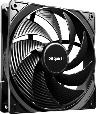 Ventilator kase Be Quiet! Pure Wings 3 140mm PWM, 3 copë, zi