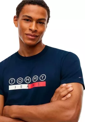 Maicë për meshkuj Tommy Hilfiger Jeans DM0DM23715, e kaltër e errët [Madhësia: XXL]