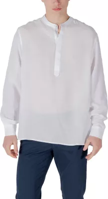 Këmishë polo me mëngë të gjata Antony Morato KILIS MMSL00758-FA400094, e bardhë [Madhësia: XXL]