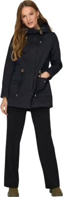 Jakne parka për femra Only ONLLOUISE 15312869, e zezë [Madhësia: M]