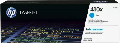 Toner, HP, 410X (CF411X), rendiment i lartë 5000 faqe, Cyan