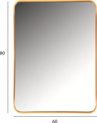 Pasqyrë muri FH9584.30 kornizë ari alumini 60x3x80Hcm