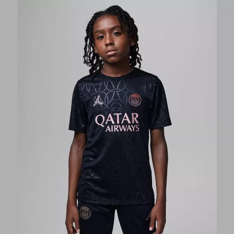 Fanellë për fëmijë Nike Jordan PSG, e zezë [Madhësia: M]