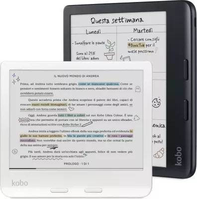 Lexues e-book KOBO Libra, 7", 32 GB, Wi-Fi, I zi