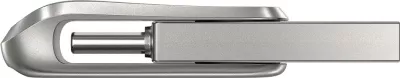 USB SanDisk Ultra Dual Drive Luxe, 64 GB, USB Type-A / USB Type-C, 3.2 Gen 1, 150 MB/s, Inox