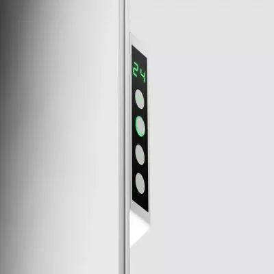 Ngrohës smart AENO Premium Eco AGH0003S 700W, xham i kalitur, infra të kuqe + konveksion, prizë EU (E/F), bardhë