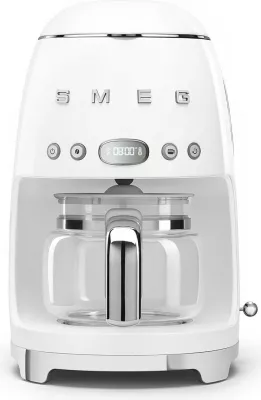 Aparat kafe SMEG DCF02WHEU, 10 filxhanë, automatik, bardhë