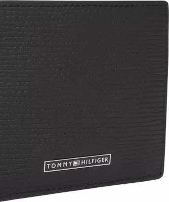Portofol për meshkuj Tommy Hilfiger TH Business Saffi Mini CC AM0AM14785, i zi