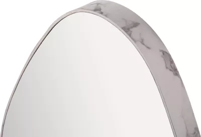 Pasqyrë muri DROP FH4488.05 kornizë MDF ngjyrë mermeri të bardhë 50x80H cm.
