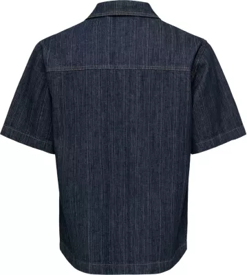 Këmishë me mëngë të shkurta për meshkuj Only & Sons Onswayne 22037354, blu e errët denim [Madhësia: S]