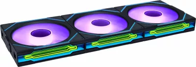 Ventilatorë PC Lian Li UNI FAN SL-INF120 ARGB Wireless Reverse Blade 120 mm 3-pack, zi