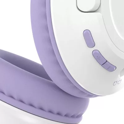 Kufje Belkin SOUNDFORM INSPIRE, wireless & me kabllo, 35 orë, mikrofon, për fëmijë, lavender/bardhë