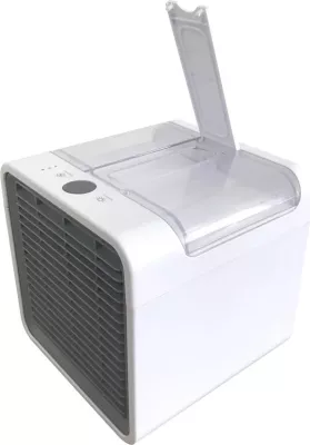 Freskues ajri mini portativ, Elit AC-24, 3-në-1, depozitë 400 ml, 3 shpejtësi, 5W USB, i bardhë