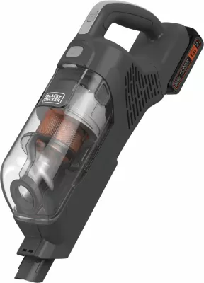 Fshesë me bateri stick Black&Decker BHFEA18D1 18V 2Ah 2-në-1, e zezë, set me bateri dhe karikues