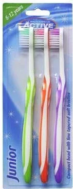 Furça dhëmbësh për fëmijë Active Oral Care Junior 8-12 vjeç, 3 copë