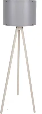 Llambë dyshemeje në ecru dhe gri, FH7272.16, Φ38x145 cm