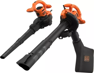 Fshesë me vakum dhe fryrëse gjethe BLACK+DECKER BEBLV260, 2600 W, 40L, E zezë