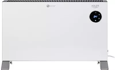 Ngrohës konvektor Adler AD 7752 LCD me telekomandë, Bardhë