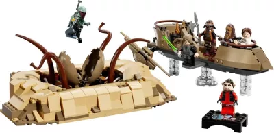 Set LEGO Star Wars 75396 Desert Skiff & Sarlacc Pit