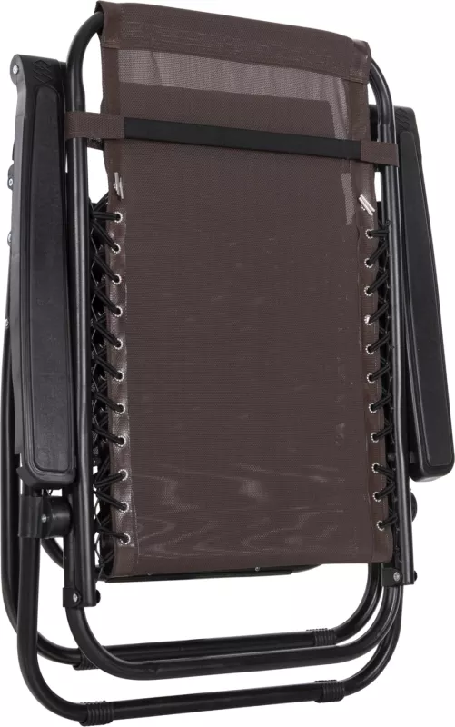 Karrige relaksuese COMPANION, tekstilene kafe, metal i zi, FH5095.13, 67x145x110cm