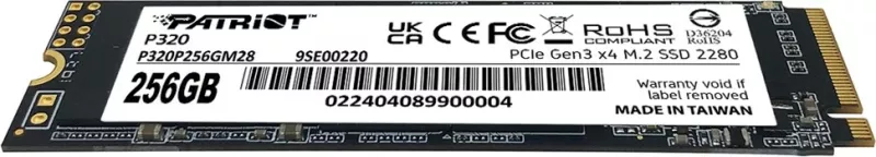 SSD Patriot Viper P320 M.2 PCI-Ex4 NVMe 256GB