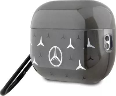 Mbështjellës Mercedes MEAP28DPMGS për AirPods Pro 2, motiv ylli i madh, i zi