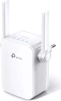 Zgjerues Wi‑Fi, TP-Link, RE305, me antena të jashtme, i bardhë