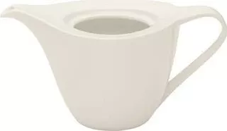 Çajnik porcelani, Luzerne, Manhattan, 459 ml, krem