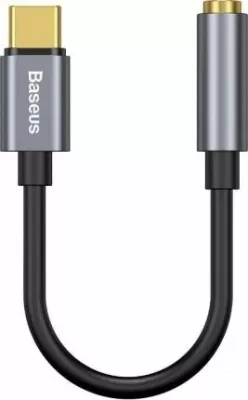 Adapter Baseus L54 CATL54-0G USB-C në Jack 3.5mm (AUX), USB 3.0, gri-zi