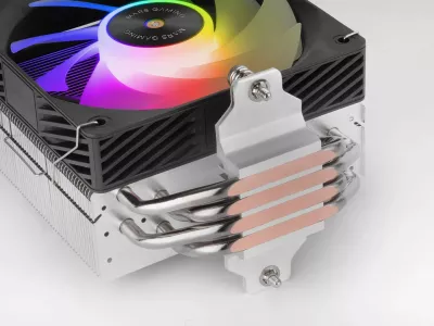 Ftohës ajri për procesor TACENS Mars Gaming MCPU-X4ARGB, 12 cm, RGB, i zi
