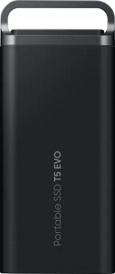 SSD Samsung T5 EVO, 8 TB, 3.2 Gen 1, 460 MB/s, Ngjyrë e zezë
