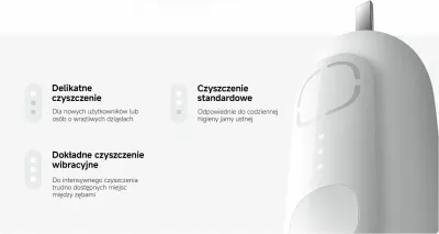 Furçë elektrike për dhëmbë Xiaomi MES609 2000mAh 3 moda Type-C IPX8 e bardhë
