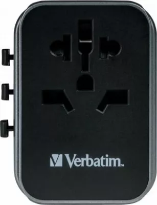Adapter udhëtimi universal Verbatim UTA-03 Global 49545, i zi