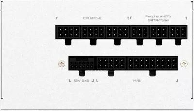 Furnizues rryme (PSU) GIGABYTE GP-UD1000GM PG5 ICE, 1000W, 80 PLUS Gold, modular, PCIe 5.1/Intel ATX 3.1, i bardhë