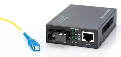 Media konvertues Digitus, Gigabit, RJ45/SC, i zi