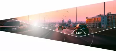 Kamerë dashcam Navitel R260 NV, Full HD 1080p 60fps, kënd 140°, microSD deri 256GB, Night Vision, e zezë, set me mbajtëse + karikues veture