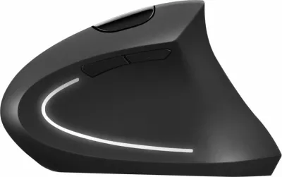 Maus vertikal me kabllo SANDBERG 630-14, ergonomik, USB-A, 6 butona, 800-2400 DPI, kabllo 1.5 m, i zi
