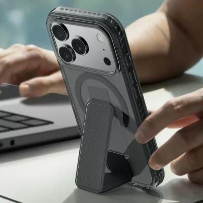 Mbështjellës AmazingThing Titan Pro Holder për iPhone 17 Pro, MagSafe, i zi